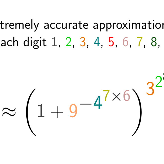 what does e a number mean