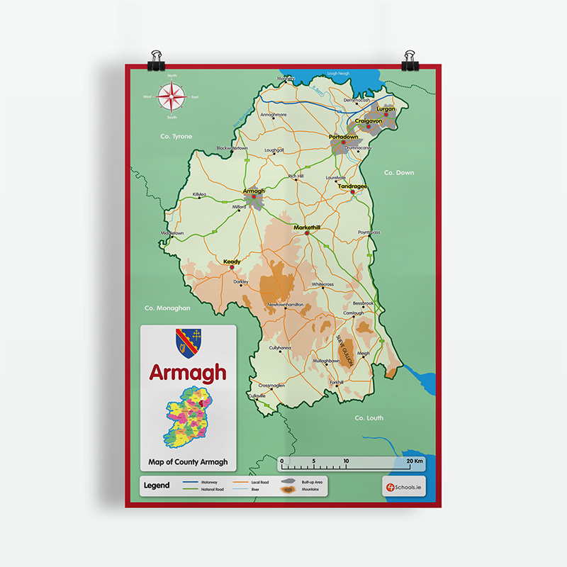 Armagh County Map