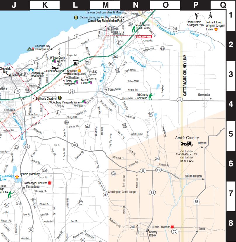 Maps & Guides for Chautauqua County