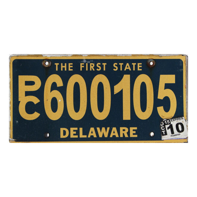 What Does Pc Mean On A Delaware License Plate