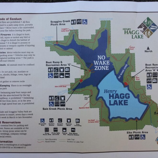 Map Of Hagg Lake