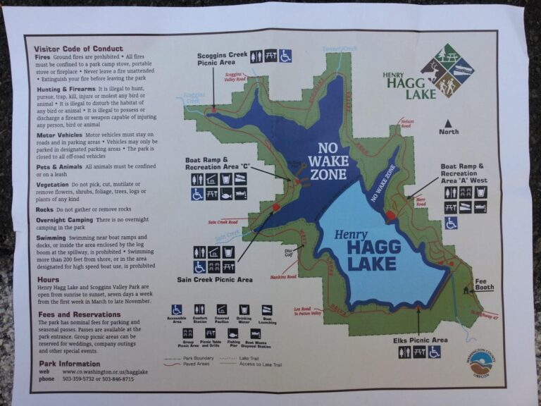 Map Of Hagg Lake