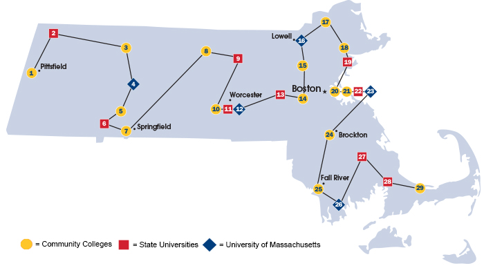 Go Higher! Massachusetts Map