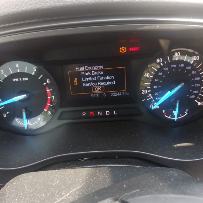 What Does Park Brake Limited Function Service Required Mean