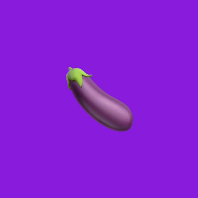 what does eggplant emoji mean