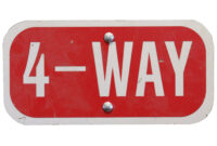 What Does 4 Way Sign Mean