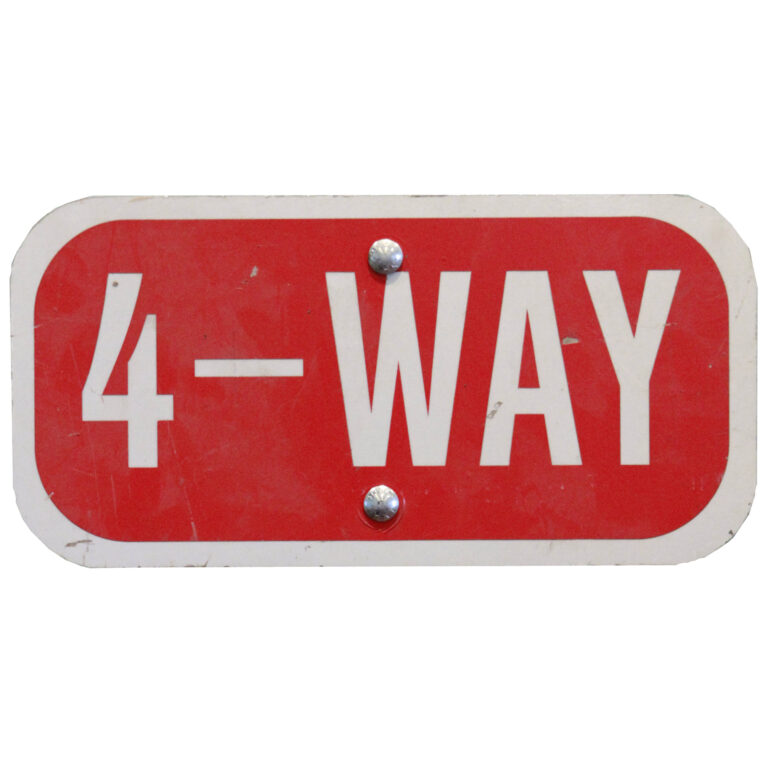 What Does 4 Way Sign Mean
