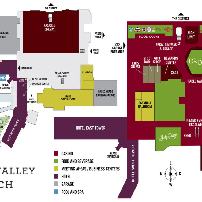Map Of Green Valley Ranch Casino