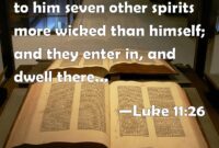 What Does Luke 11 24 26 Mean