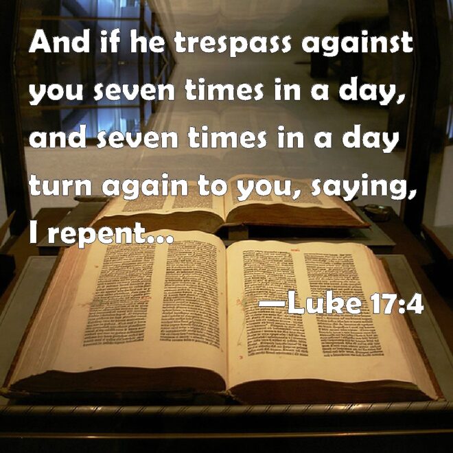 What Does Luke 17 3 4 Mean