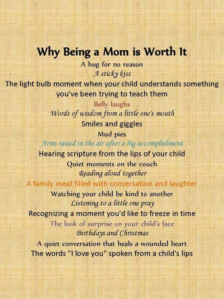 What It Means To Be A Mom