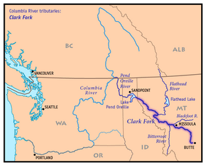 Clark Fork River Facts for Kids