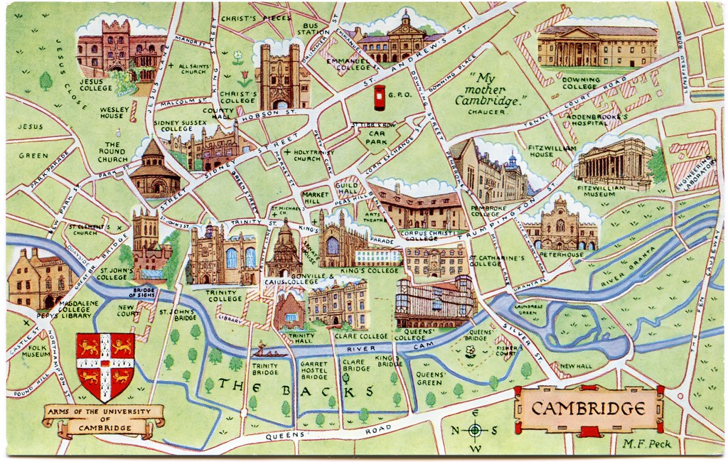 Printable Map Of Cambridge