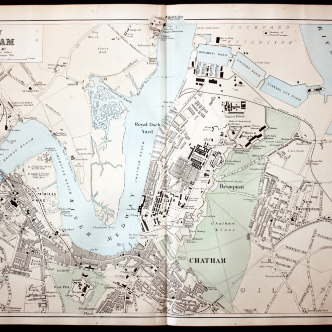 Map Of Chatham Kent Uk
