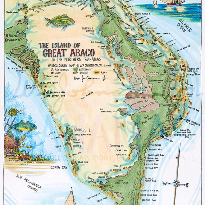 Map Of Great Abaco