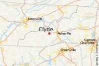 Map Of Clyde Nc