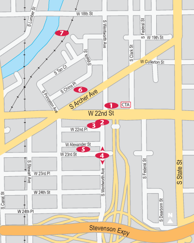 Animated Map of Chinatown Chicago