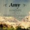 What Does The Name Amy Mean In The Bible