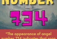 What Does 734 Mean