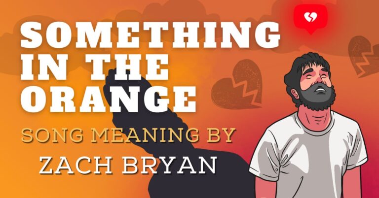 What Does The Song Something In The Orange Mean