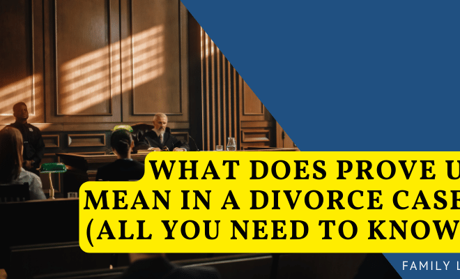 What Does Prove Up Mean In Court