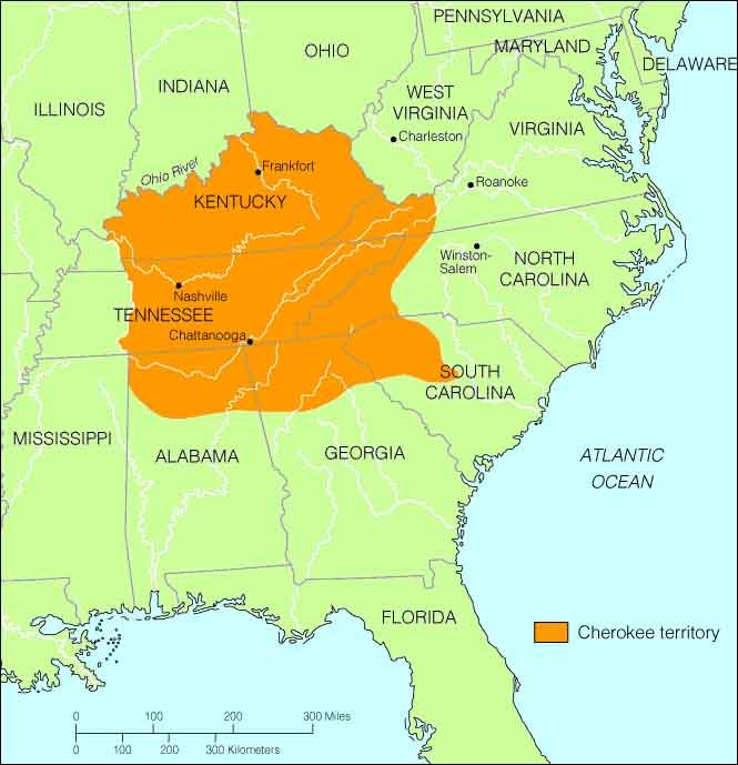 Cherokee land | Native American Cherokee