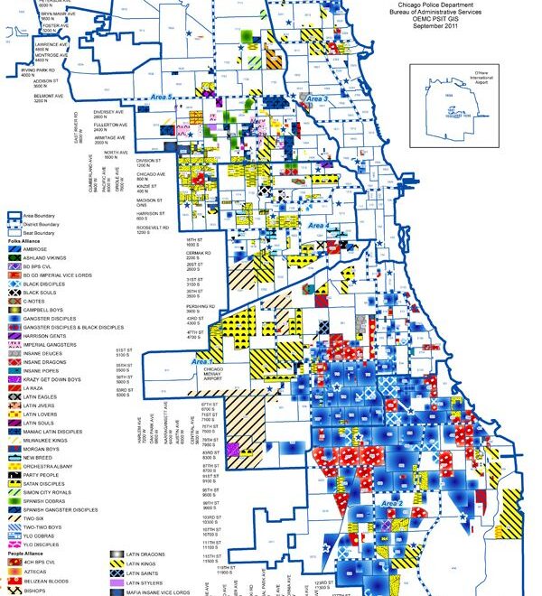 Map Of Chicago Gang Territory