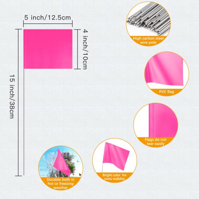 What Do Pink Flags In Yard Mean