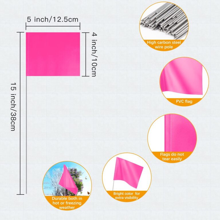 What Do Pink Flags In Yard Mean