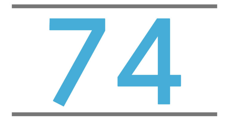 What Does The Number 74 Mean
