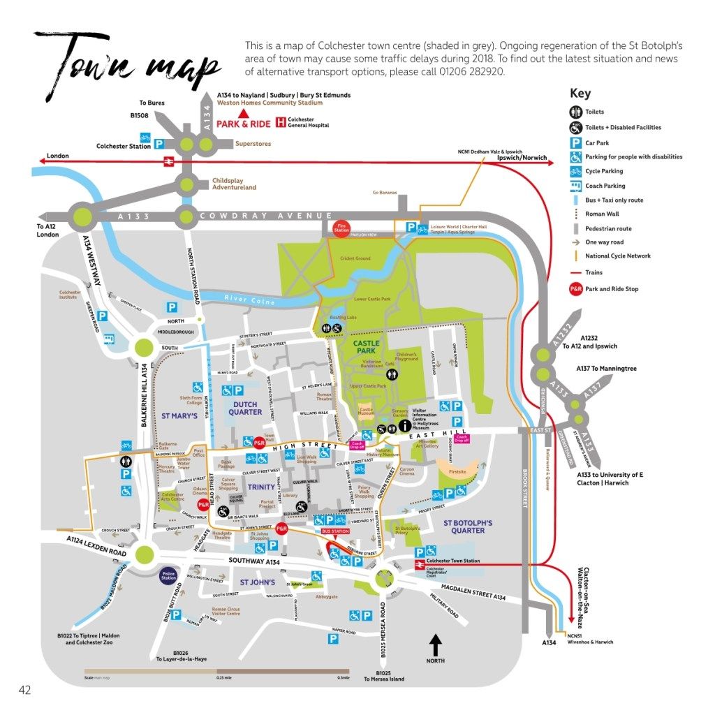 Colchester Town Map