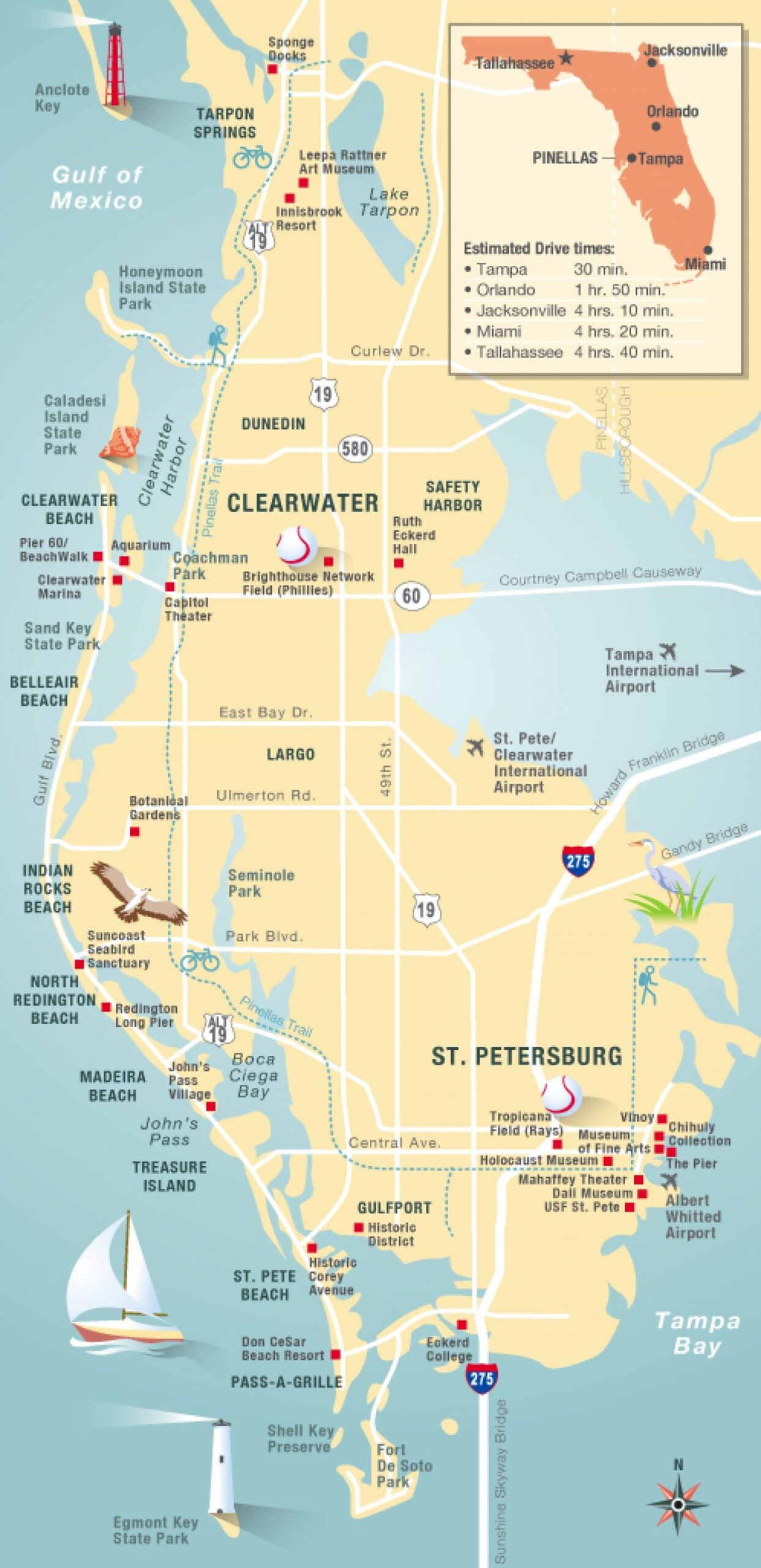 Visual Map Of Pinellas County