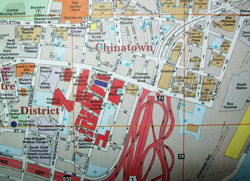 Historical map of Chinatown