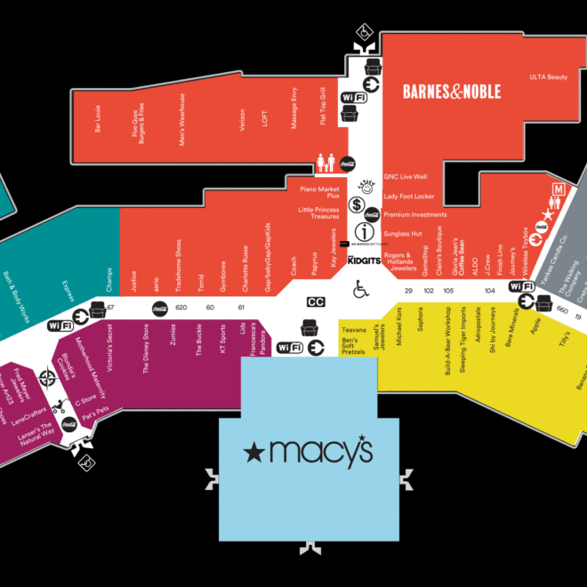 Map Of Citrus Park Mall Stores