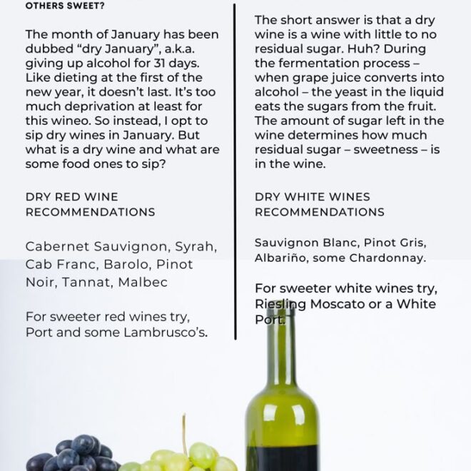 What Does Off Dry Wine Mean