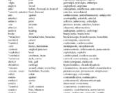 What Does The Prefix Para Mean In Medical Terminology