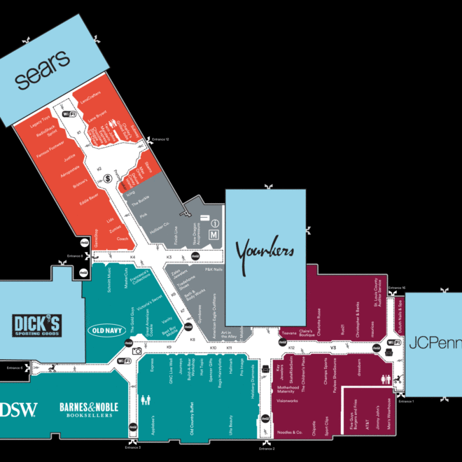 Map Of Cherry Hill Mall