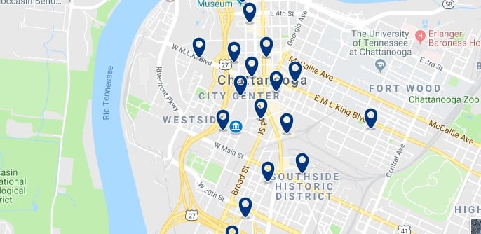 Best Areas to Stay in Chattanooga, Tennessee