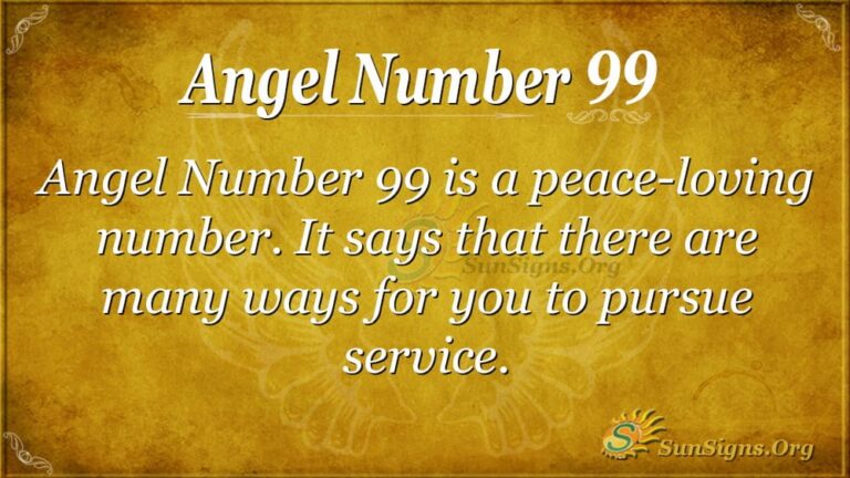 What Does The Number 99 Mean