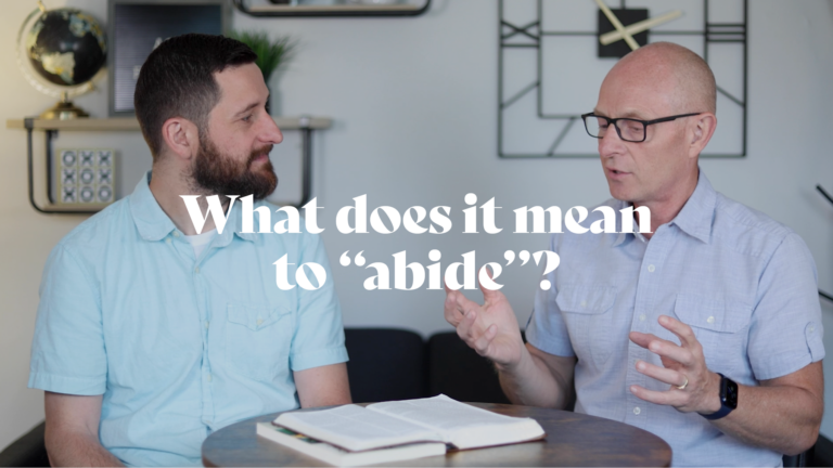 What Does Abide Mean In Greek