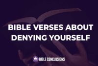 What Does Denying Yourself Mean In The Bible