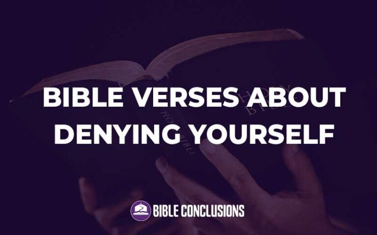 What Does Denying Yourself Mean In The Bible