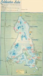 Map Of Coldwater Lake Michigan