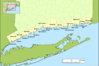 Map Of Coastal Ct