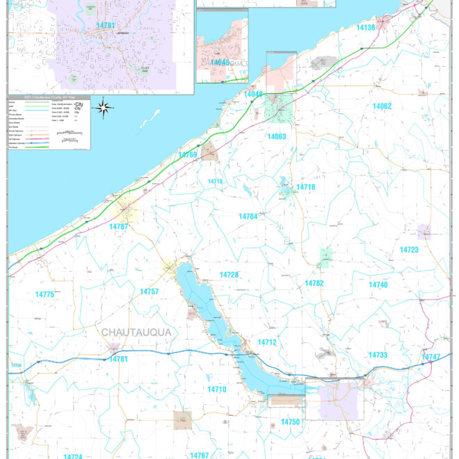 Map Of Chautauqua Ny