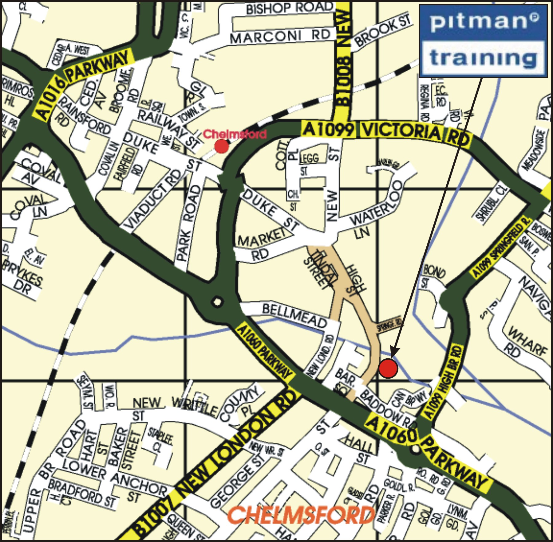Chelmsford Map - Chelmsford • mappery