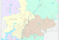 Map Of Cherokee County Georgia