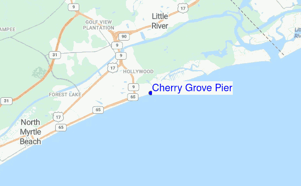 Map of Cherry Grove