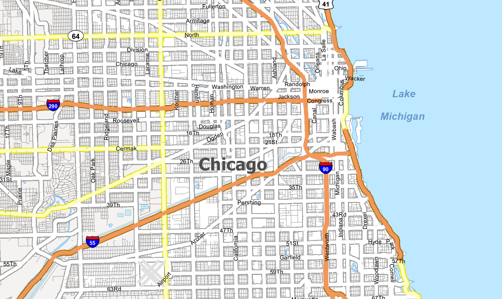 Printable Map Of Downtown Chicago Attractions