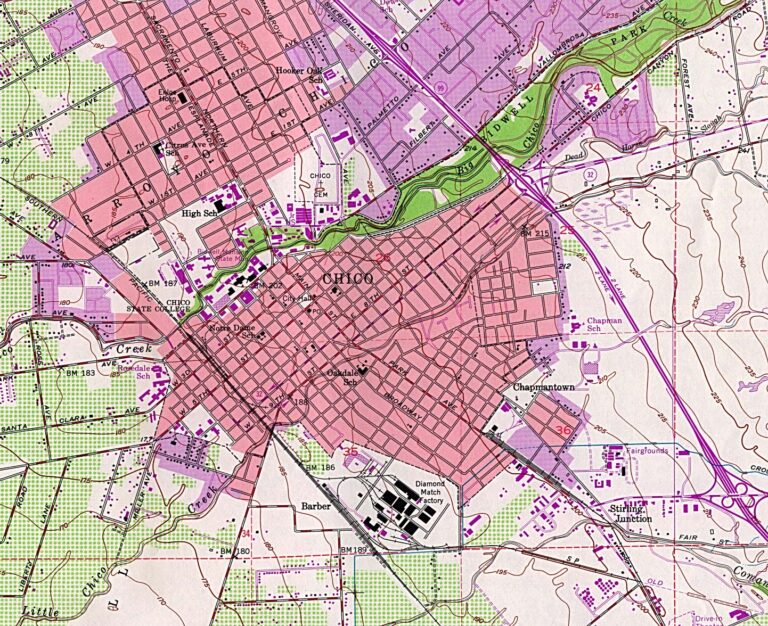 Map Of Chico